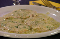 Scaloppine ai 4 formaggi